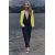 Zara Рубашка с воротником из 100% веретена вискозы с слим-фитом, Цвет: Жёлтый, Размер: XS
