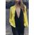 Zara Рубашка с воротником из 100% веретена вискозы с слим-фитом, Цвет: Жёлтый, Размер: XS, изображение 2