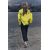 Zara Рубашка с воротником из 100% веретена вискозы с слим-фитом, Цвет: Жёлтый, Размер: XS, изображение 3