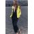 Zara Рубашка с воротником из 100% веретена вискозы с слим-фитом, Цвет: Жёлтый, Размер: XS, изображение 4