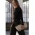 Zara Свитер из смесовой пряжи альпака , Цвет: Черный, Размер: S, изображение 4