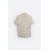 Zara Рубашка-поло из смесовой ткани хлопка и шелка, Цвет: Коричневый, Размер: XL (US XL), изображение 5