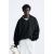 Zara Обрезанная поло-рубашка , Цвет: Черный, Размер: S-M (US S-M), изображение 2