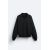 Zara Обрезанная поло-рубашка , Цвет: Черный, Размер: S-M (US S-M), изображение 7