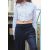Zara Прилегающая рубашка в полоску с укороченным кроем , Цвет: multicolor, Размер: XS