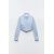 Zara Прилегающая рубашка в полоску с укороченным кроем , Цвет: multicolor, Размер: XS, изображение 4