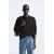 Zara Вязаная мужская поло-рубашка , Цвет: Черный, Размер: S (US S), изображение 2