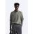 Zara Вязаная поло-рубашка , Цвет: Зеленый, Размер: L (US L), изображение 2