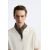 Zara Вязаная поло-рубашка с открытием , Цвет: Белый, Размер: M (US M), изображение 5