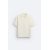 Zara Вязаная поло-рубашка с открытием , Цвет: Белый, Размер: M (US M), изображение 7