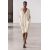 Zara Кардиган из 100% шерсти с разными длинами, Цвет: Бежевый, Размер: S