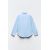 Zara Рубашка из поплина с воротником и оборками джабо , Цвет: Синий, Размер: XL, изображение 9