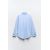 Zara Рубашка из поплина с складками , Цвет: Синий, Размер: XS, изображение 3