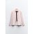 Zara Рубашка из атласа с бантом , Цвет: Розовый, Размер: XS, изображение 5