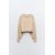 Zara Короткий простой вязаный свитер , Цвет: Бежевый, Размер: L, изображение 2