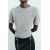 Zara Короткий трикотажный свитер с короткими рукавами и круглым вырезом, Цвет: Серый, Размер: S, изображение 2