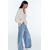Zara Рубашка в полосатый жаккард , Цвет: Бежевый, Размер: XS, изображение 4