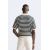 Zara Поло-рубашка с полосатым трикотажем , Цвет: Синий, Размер: M (US M), изображение 3
