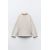 Zara Свитер с деталями, оборачивающимися , Цвет: Бежевый, Размер: M, изображение 7