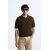 Zara Поло-рубашка с текстурным трикотажем , Цвет: Коричневый, Размер: L (US L), изображение 2