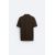 Zara Поло-рубашка с текстурным трикотажем , Цвет: Коричневый, Размер: L (US L), изображение 7