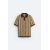 Zara Рубашка поло из текстурированного трикотажа , Цвет: Коричневый, Размер: M (US M), изображение 6