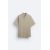 Zara Pоло рубашка с текстурой и ребристым узором , Цвет: Коричневый, Размер: S (US S), изображение 5