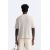 Zara Поло-рубашка с молнией textured weave quarter-zip , Цвет: Бежевый, Размер: S (US S), изображение 3