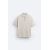 Zara Поло-рубашка с молнией textured weave quarter-zip , Цвет: Бежевый, Размер: S (US S), изображение 7