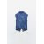Zara Рубашка из денима собранной ткани , Цвет: Синий, Размер: XS, изображение 7