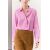 Zara Женская рубашка zw collection из 100% шелка в узком крое , Цвет: Розовый, Размер: S, изображение 4
