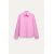 Zara Женская рубашка zw collection из 100% шелка в узком крое , Цвет: Розовый, Размер: S, изображение 6