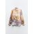 Zara Рубашка из смешанной печати с атласными вставками , Цвет: С принтом, Размер: XS, изображение 2