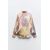 Zara Рубашка из смешанной печати с атласными вставками , Цвет: С принтом, Размер: XS, изображение 3