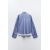 Zara Рубашка в полоску с контрастным отделителем , Цвет: multicolor, Размер: XS, изображение 6