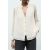 Zara Тонкая блузка с прозрачной вставкой из точечной сетки и фольгированным узором, Цвет: Бежевый, Размер: XS, изображение 2