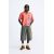 Zara Трикотажная поло-рубашка с абстрактным принтом , Цвет: Оранжевый, Размер: S (US S), изображение 3