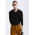 Zara Поло с длинными рукавами из смеси мериновой шерсти , Цвет: Черный, Размер: M (US M), изображение 5