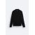 Zara Поло с длинными рукавами из смеси мериновой шерсти , Цвет: Черный, Размер: M (US M), изображение 8