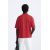 Zara Сохранить section_separator oversize knit polo shirt , Цвет: Красный, Размер: M (US M), изображение 3