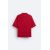 Zara Сохранить section_separator oversize knit polo shirt , Цвет: Красный, Размер: M (US M), изображение 9