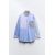 Zara Рубашка из поплина с контрастными полосками , Цвет: С принтом, Размер: XS, изображение 6