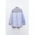 Zara Рубашка из поплина с контрастными полосками , Цвет: С принтом, Размер: XS, изображение 7