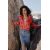 Zara Рубашка с принтом цветов из сатина , Цвет: С принтом, Размер: XS