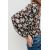 Zara Полупрозрачная блузка с цветочным принтом , Цвет: multicolor, Размер: M, изображение 4