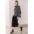 Zara Короткое вязаное пальто с асимметричным шарфом , Цвет: Серый, Размер: L-XL, изображение 5