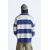 Zara Поло-рубашка с полосатым трикотажным узором , Цвет: Синий, Размер: M (US M), изображение 4