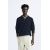 Zara Текстурированная вязаная поло-рубашка , Цвет: Синий, Размер: L (US L)