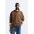 Zara Рубашка поло с текстурой , Цвет: Коричневый, Размер: S (US S), изображение 2