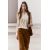 Zara Рубашка с отложным воротником из вискозы 100%, Цвет: Бежевый, Размер: XS, изображение 2